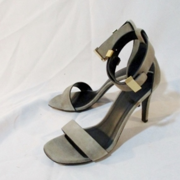 CELINE PARIS Strappy Open Sandal Suede ITALY Shoe - Picture 1 of 7